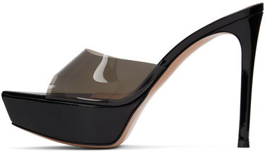 Кецове и обувки Gianvito Rossi Gianvito Rossi Betty Heeled Platform Sandals Черно | G17240-85RIC-GSV, 2