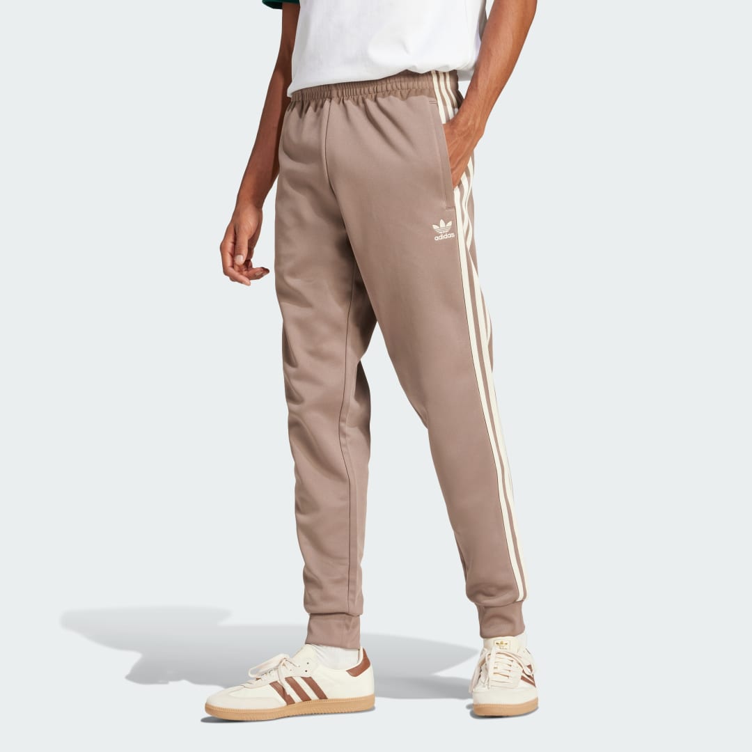Спортни панталони adidas Performance Classics SST Track Pants Кафяво | JP2518, 0