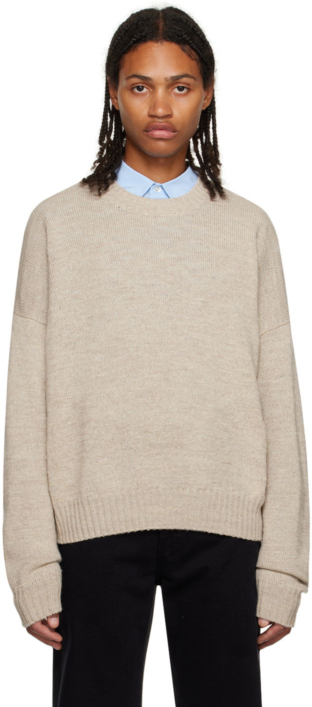 Пуловер The Row Gary Knit Sweater Бежово | 526-Y648, 0