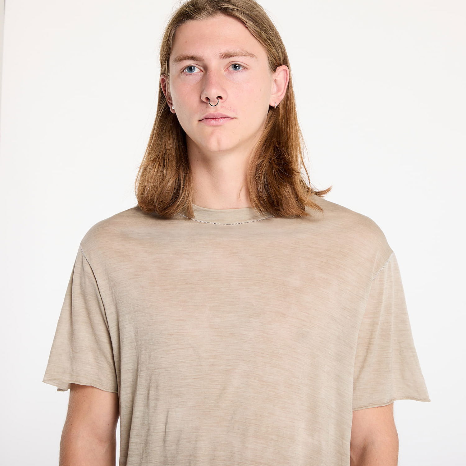 Тениска Satisfy Leightweight T-Shirt Бежово | 5088-SBG, 1