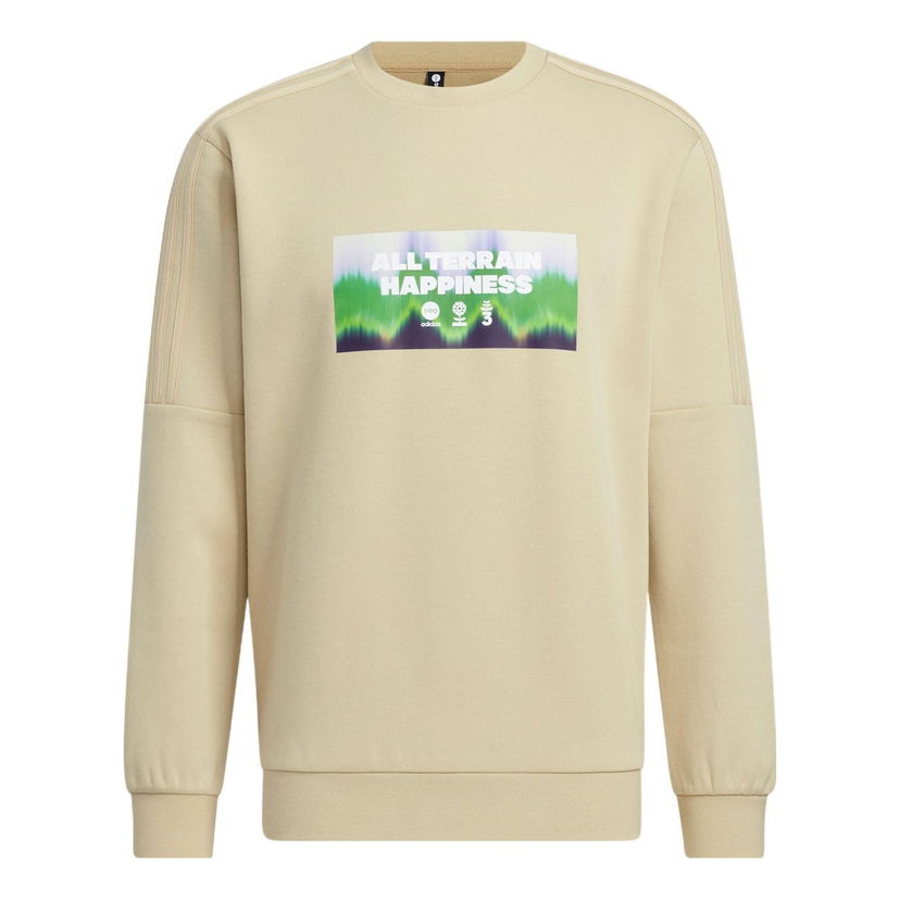Суитчър adidas Originals Originals Neo 'All Terrain Happiness' Sweatshirt Бежово | HZ2408