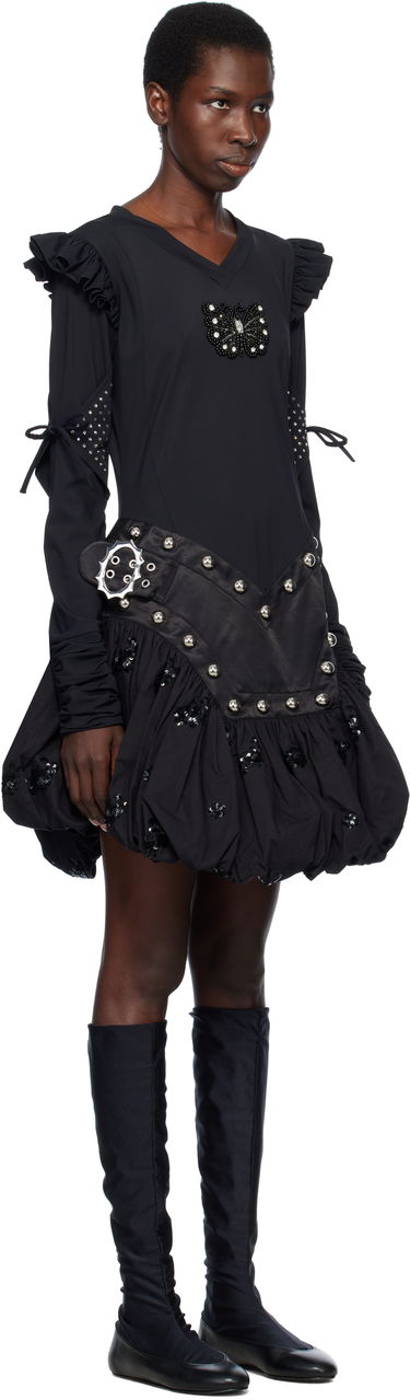 Pокля Chopova Lowena Chopova Lowena Knock Out Plaid Print Mini Dress Червено | 1286, 4