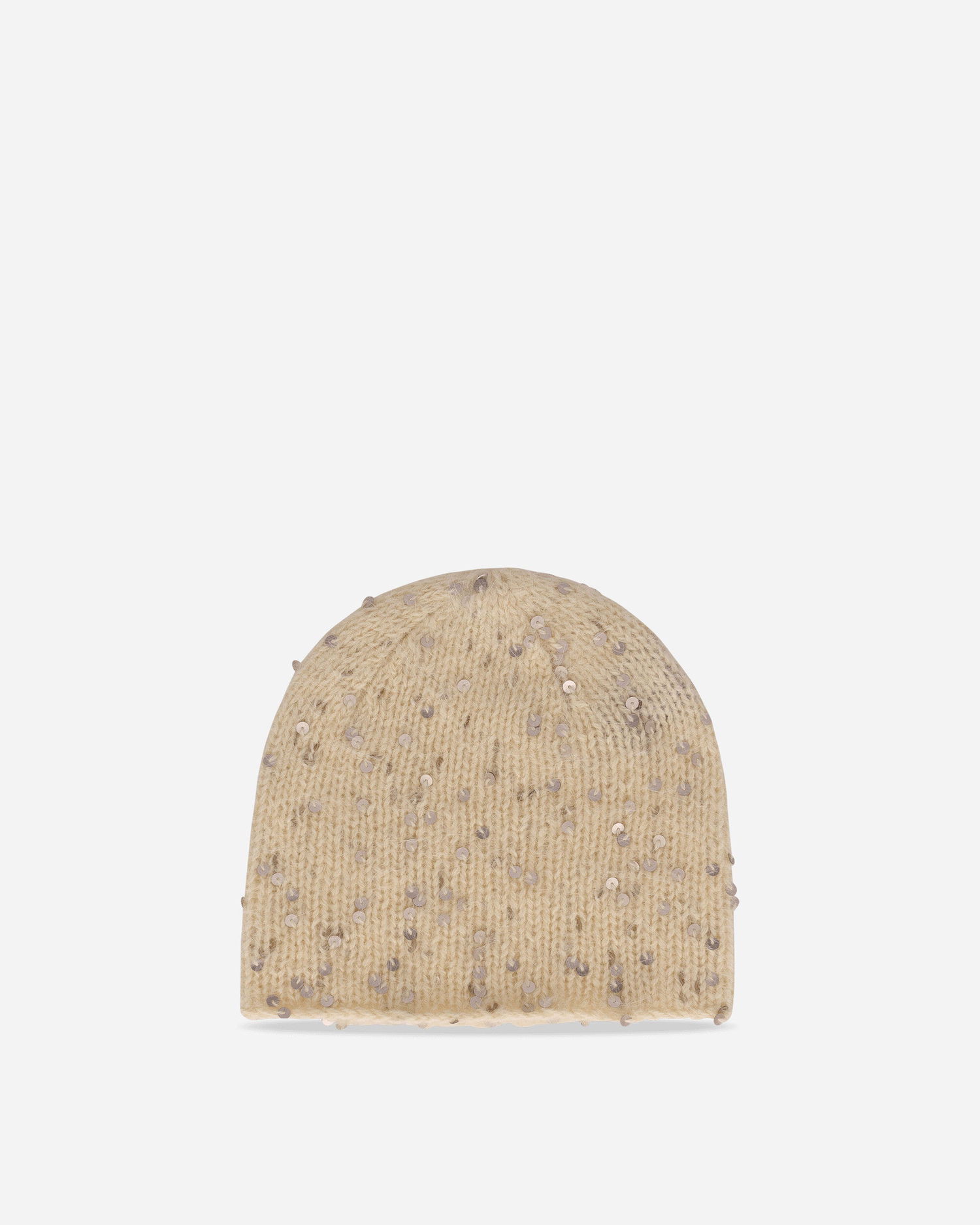 Шапка UNDERCOVER Angora Knit Beanie with Sequins Бежово | UP2E1H01 6, 1