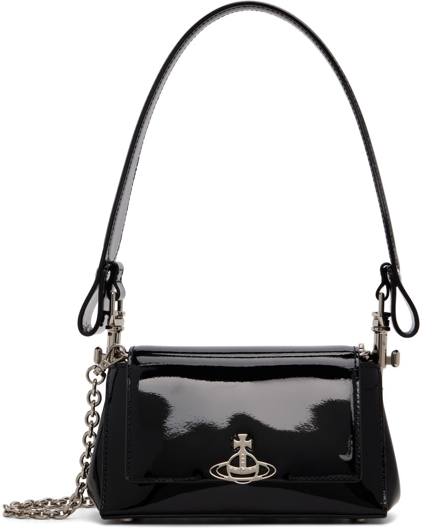 Чанта през рамо Vivienne Westwood Vivienne Westwood Small Hazel Shoulder Bag Черно | 46030001W-L00AU-