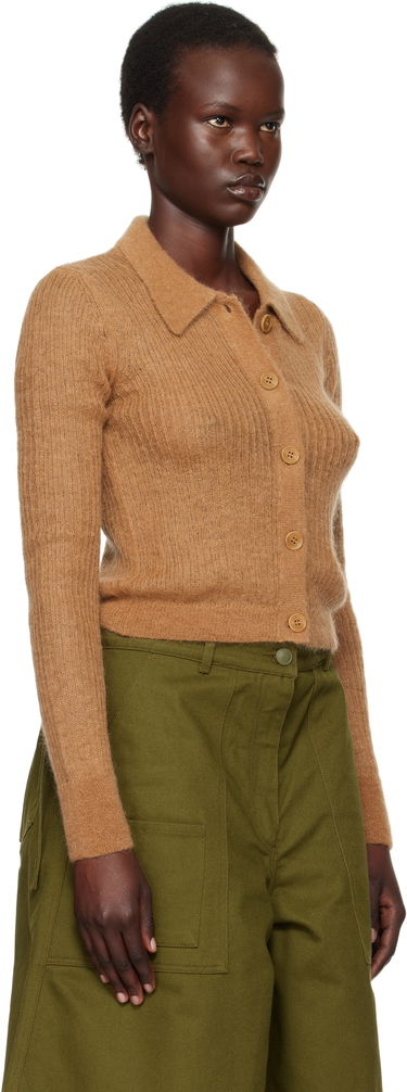 Пуловер Cecilie Bahnsen Cecilie Bahnsen Jaki Knitted Cardigan Кафяво | 4.24KNI52003 JAKI CARDIGAN, 1