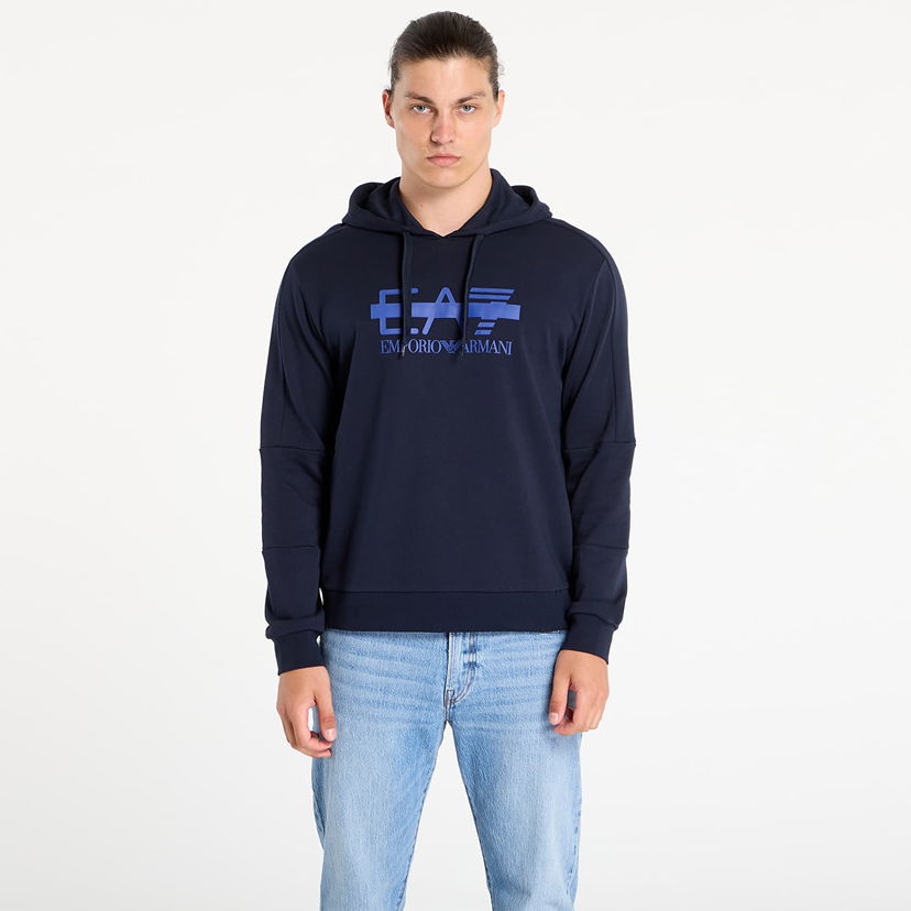 Суитчър Emporio Armani EA7 Emporio Armani Train Logo Series Hoodie Тъмно синьо | 7M001121AF12473UB102