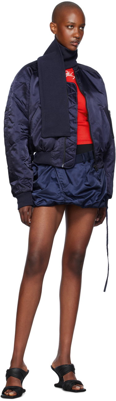 Яке бомбър Ottolinger Ottolinger Scarf Bomber Jacket Тъмно синьо | 1090604221, 3
