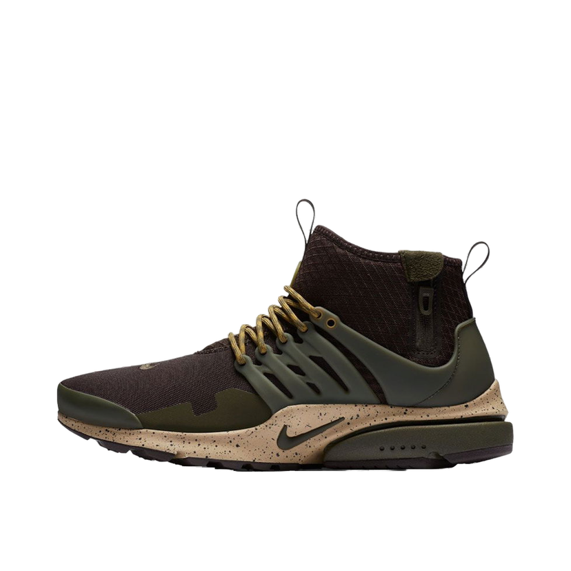 Кецове и обувки Nike Air Presto Mid Utility Кафяво | 859524-200
