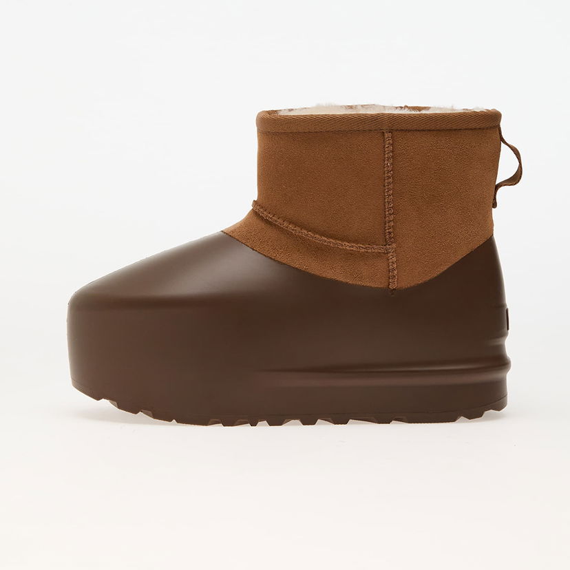 Кецове и обувки UGG Classic Mini Pumped Molded Boots Кафяво | 1158370-CHE