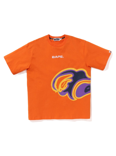 Тениска BAPE Thermography Relaxed Fit Tee Оранжево
 | 1J30-109-012