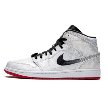Кецове и обувки Jordan CLOT x Air Jordan 1 Mid "Fearless" Сиво | CU2804-100, 0