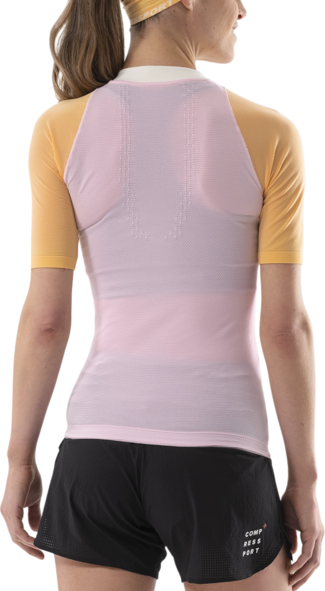 Фланелка Compressport Trail Running Short Sleeve Top Розово | atsw4913097, 1