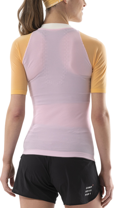 Фланелка Compressport Trail Running Short Sleeve Top Розово | atsw4913097, 1