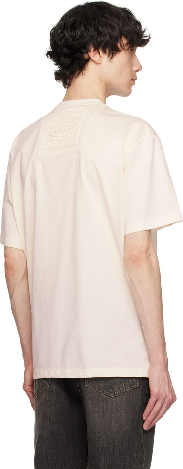 Тениска WOOYOUNGMI WOOYOUNGMI Embroidered Logo T-Shirt Бежово | W251TS02, 2
