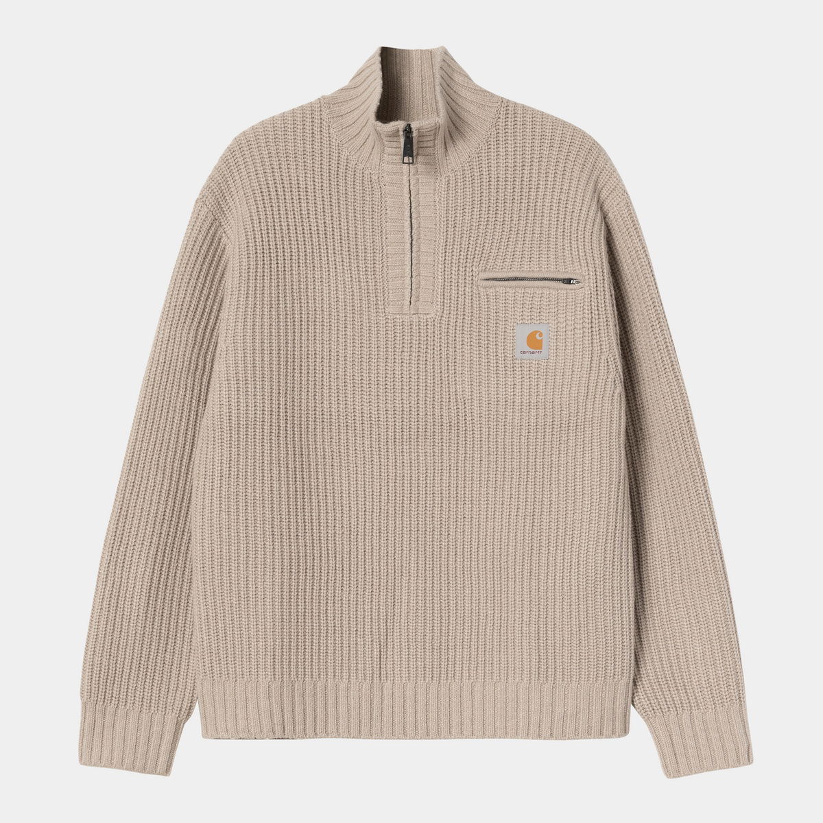Пуловер Carhartt WIP Carhartt WIP Detroit Half Zip Sweater Бежово | I035398_8, 0