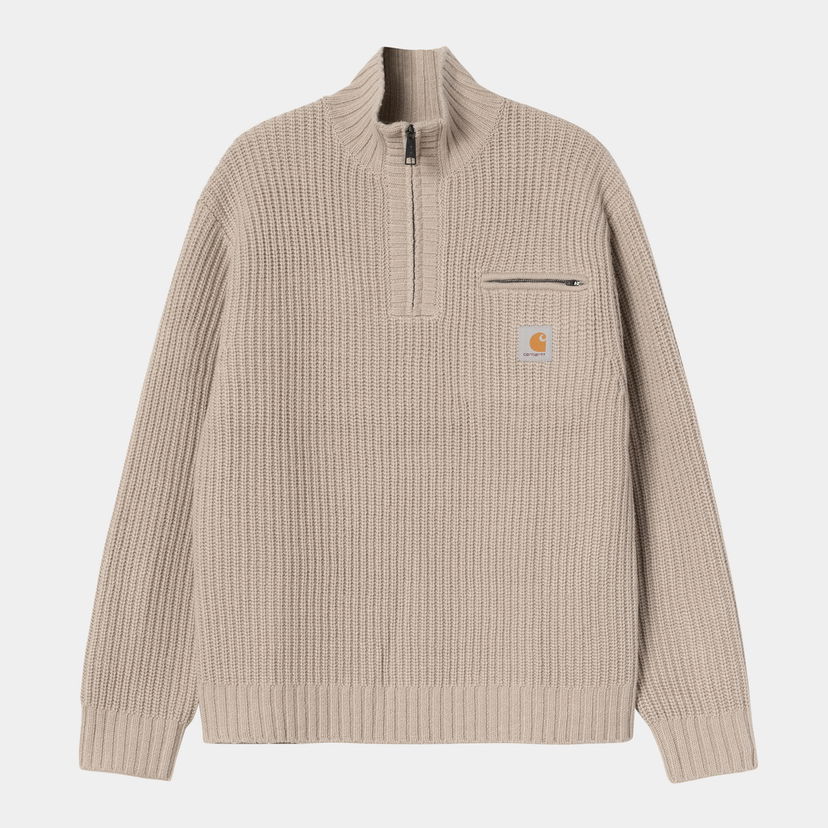 Пуловер Carhartt WIP Carhartt WIP Detroit Half Zip Sweater Бежово | I035398_8