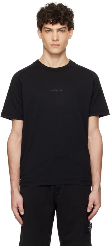 Тениска Stone Island Stone Island Organic Cotton Jersey T-Shirt Черно | K1S15 2100020 S0080, 0