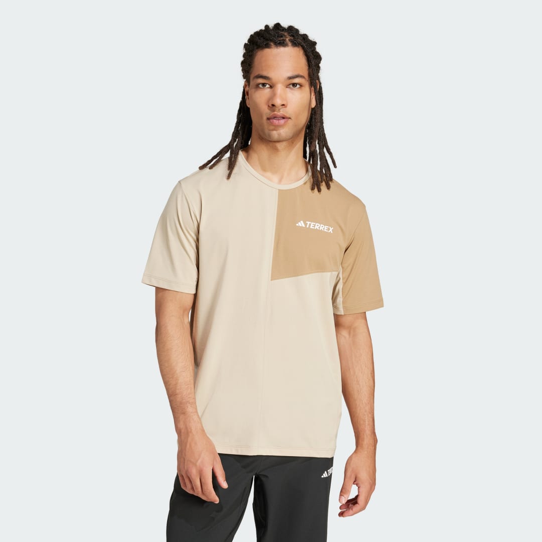 Тениска adidas Performance Terrex Multi Climacool T-Shirt Бежово | JD2105, 0