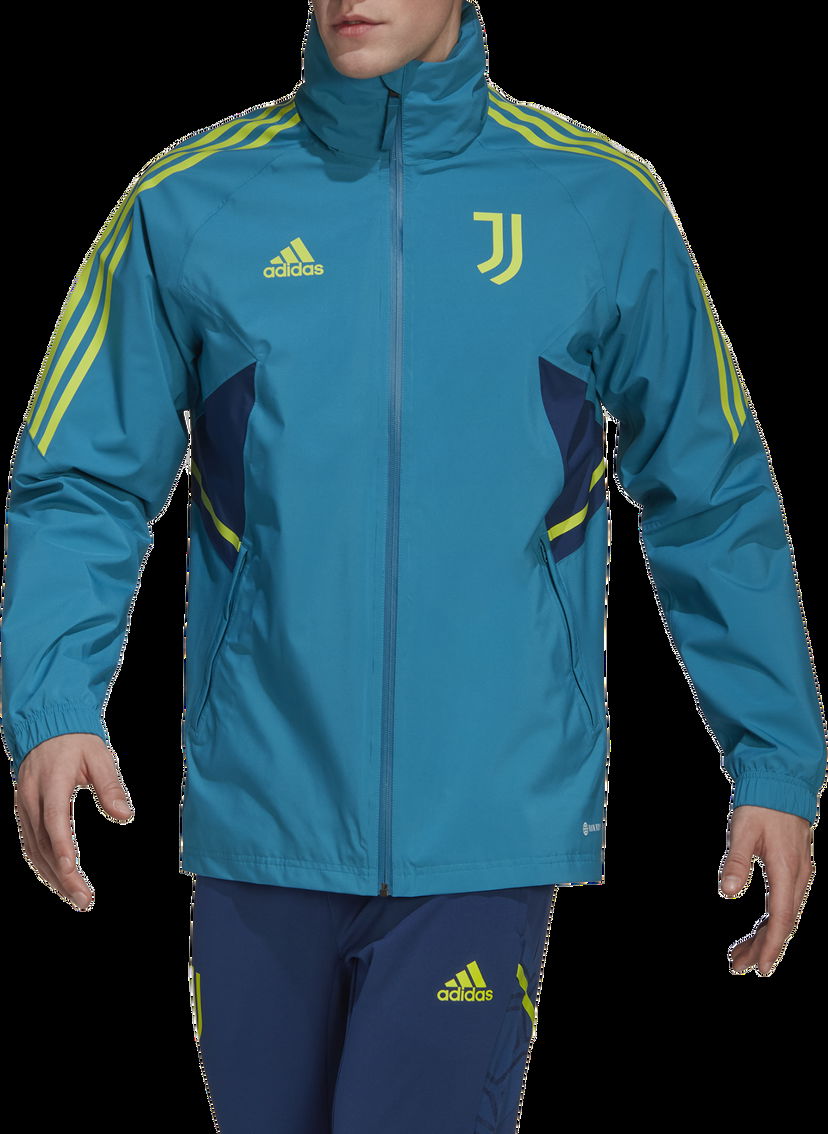 Ветровка adidas Originals Jacket JUVE RAIN Синьо | ha2615