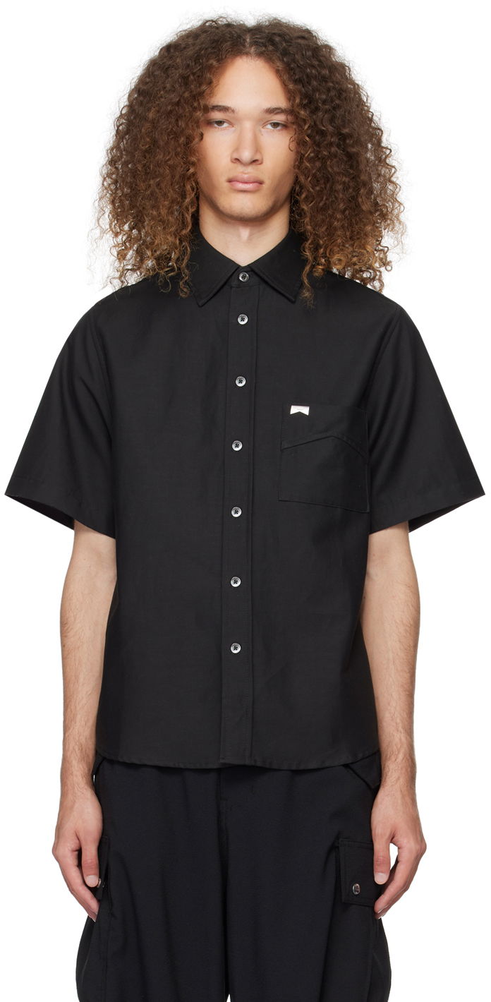 Риза Rhude Patch Pocket Shirt Черно | RHPS24SR05617372