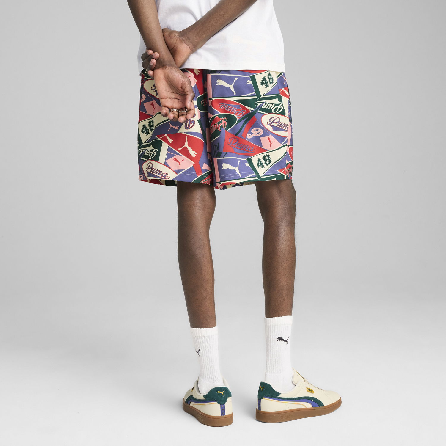 Къси панталони Puma SPORTS LEGACY Printed Relaxed Fit 6" Shorts Многоцветен | 629630_46, 1