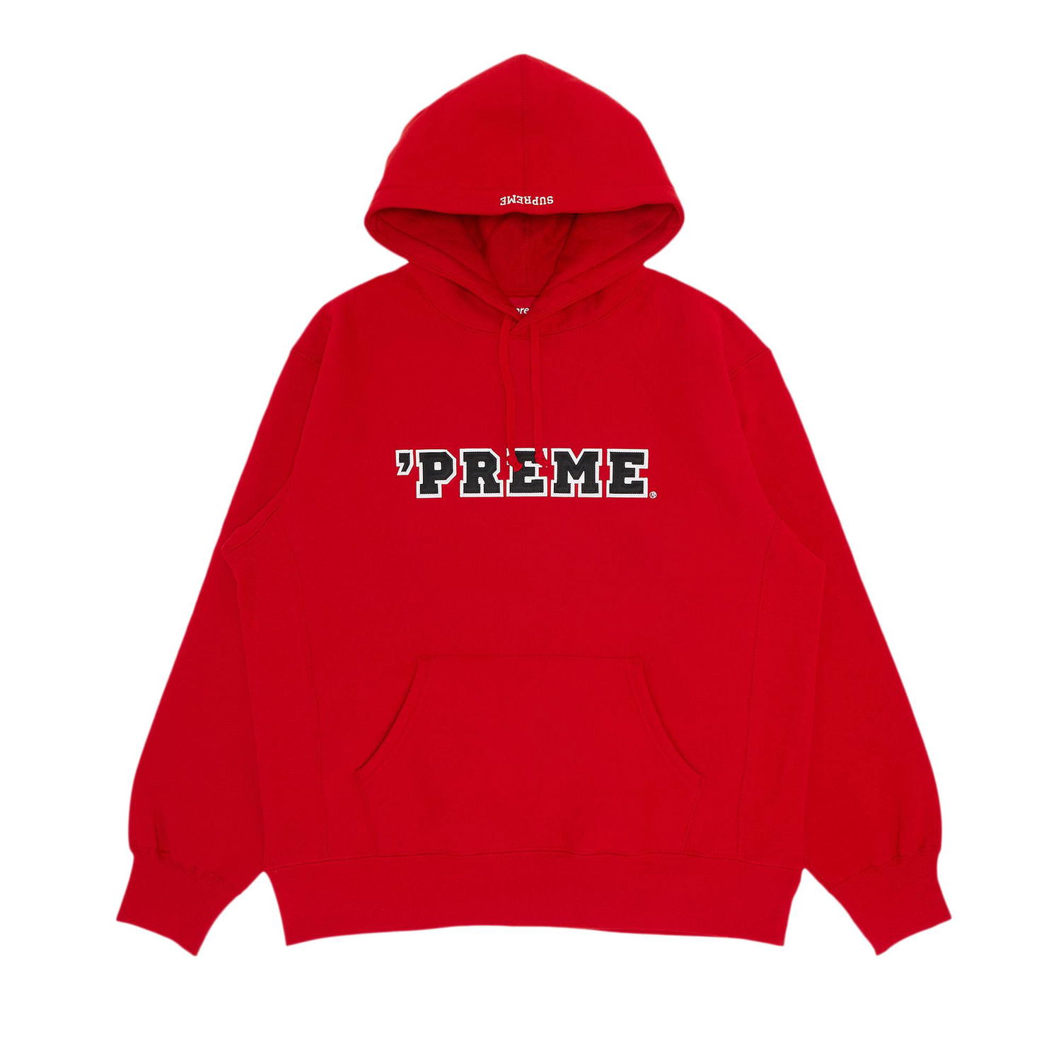 Суитчър Supreme 'Preme Hooded Sweatshirt Червено | FW22SW91 RED, 1