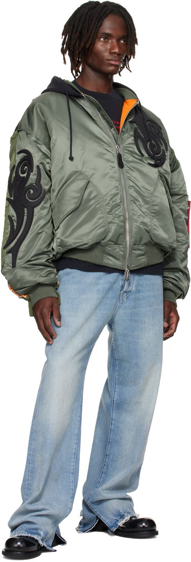 Яке бомбър VETEMENTS VETEMENTS x Alpha Industries Reworked Bomber Jacket Зелено | UH76BO890GG, 3
