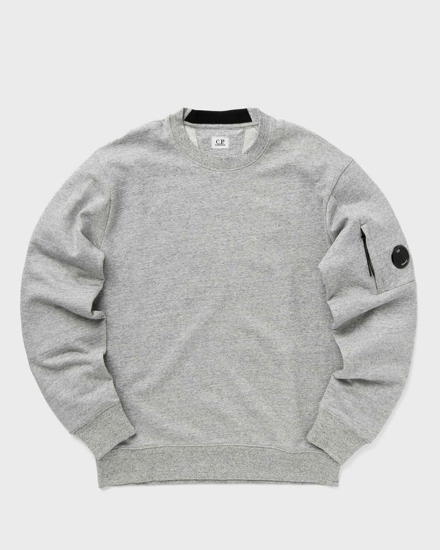 DIAGONAL RAISED FLEECE CREW NECK LENS SWEATSHIRT