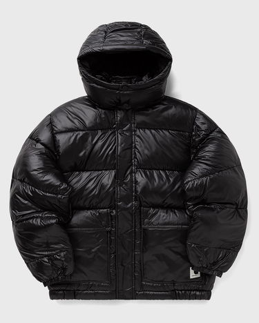 Пухо яке Carhartt WIP Benson Shiny Hooded Puffer Jacket Черно | I035370-89.XX, 1