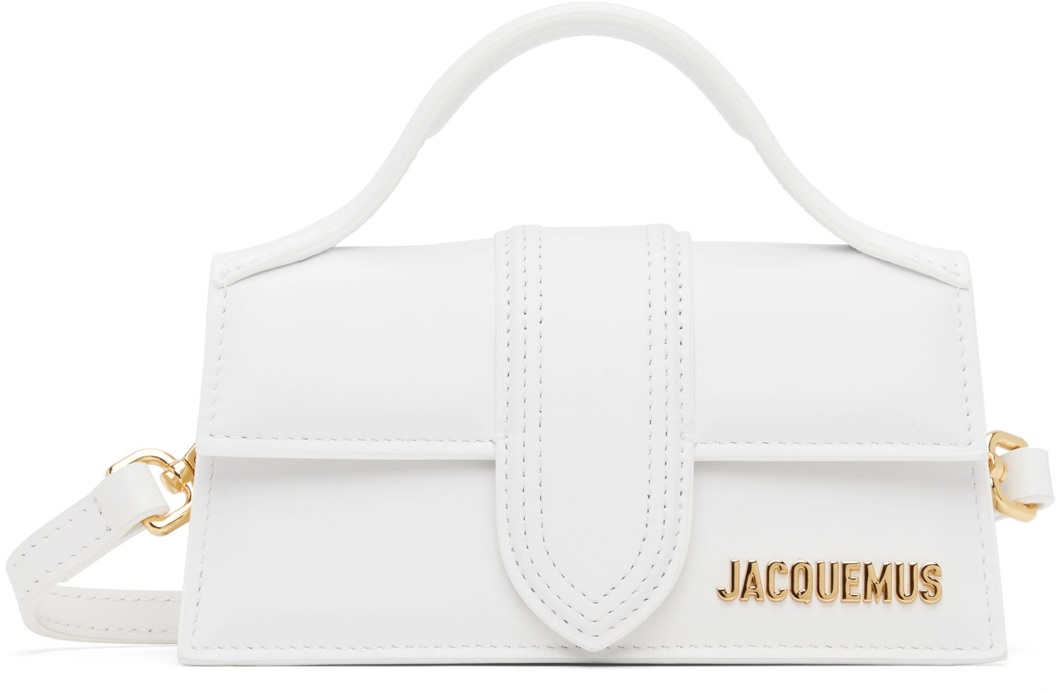 Чанта през рамо Jacquemus Les Classiques 'The Bambino' Mini Top-Handle Shoulder Bag Бяло | 21HBAW00006BC01C01, 0