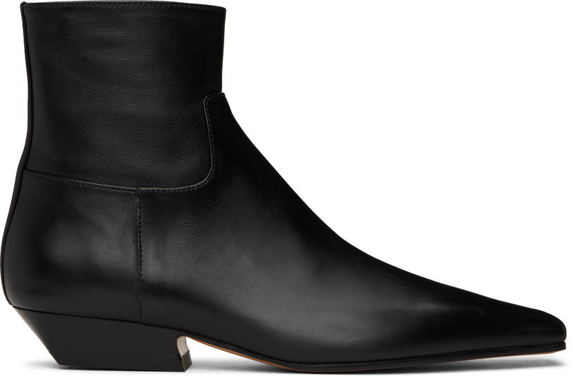 Облекло Khaite Khaite Marfa Ankle Boots Черно | F1066-824