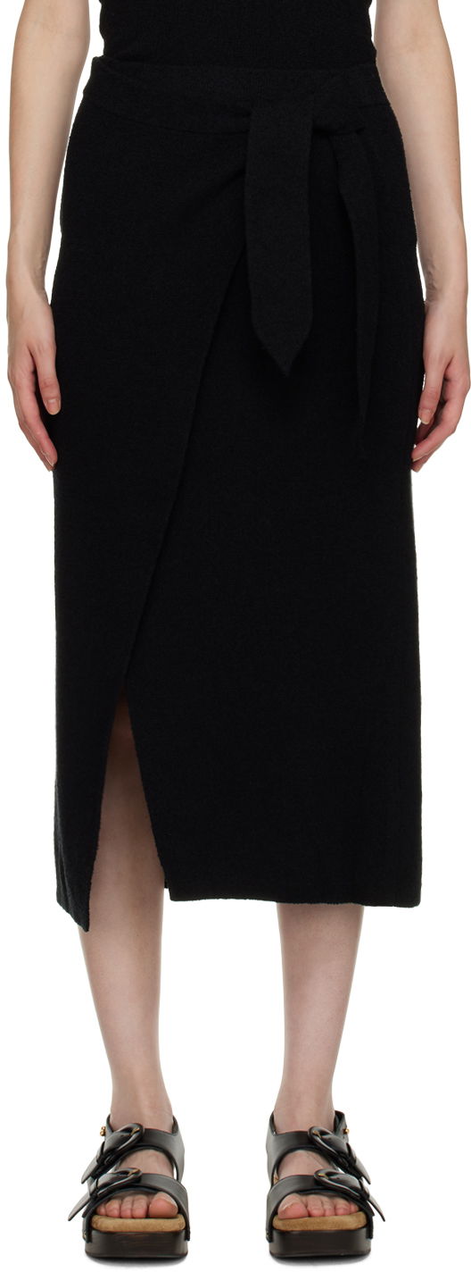 Пола Nanushka Midi Wrap Skirt Черно | NW22PFSK00499, 0