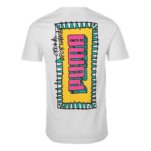 Тениска Puma Loose Fit T-Shirt with Back Graphic Print Бяло | 579124-02, 0