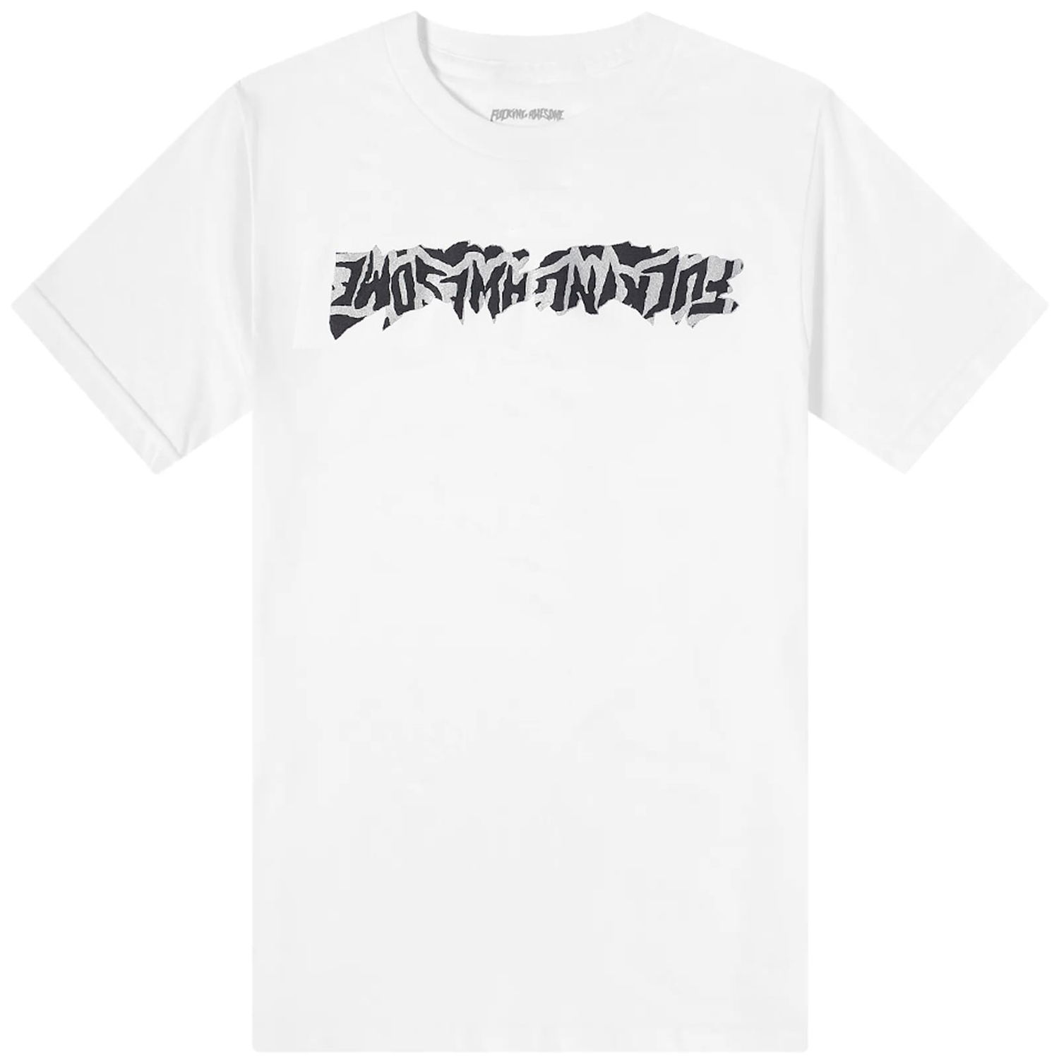 Тениска Fucking Awesome Cut Out Logo Tee Бяло | FA1712-WHT, 0