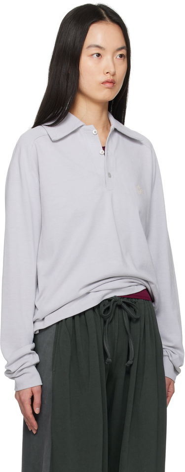 Поло тениска Serapis Serapis Sailor Long Sleeve Polo Сиво | SS25_PT_2L, 1