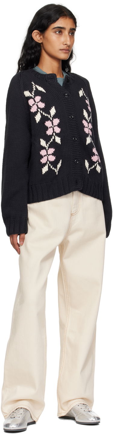 Пуловер YMC YMC Atomic Knit Cardigan Черно | Q8YME, 3