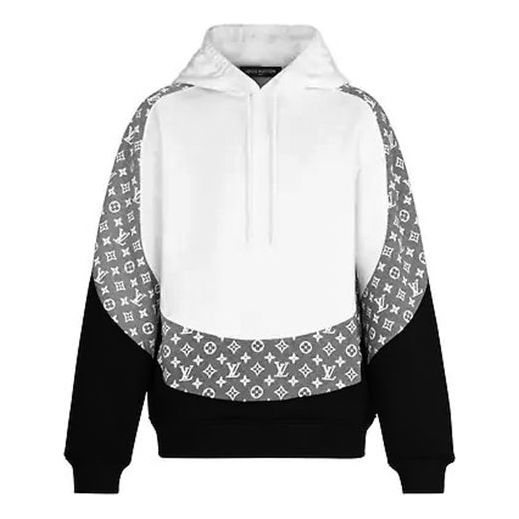 Суитчър Louis Vuitton Louis Vuitton Monogram Circular-Cut Hoodie Бяло | 1A5VHV, 0