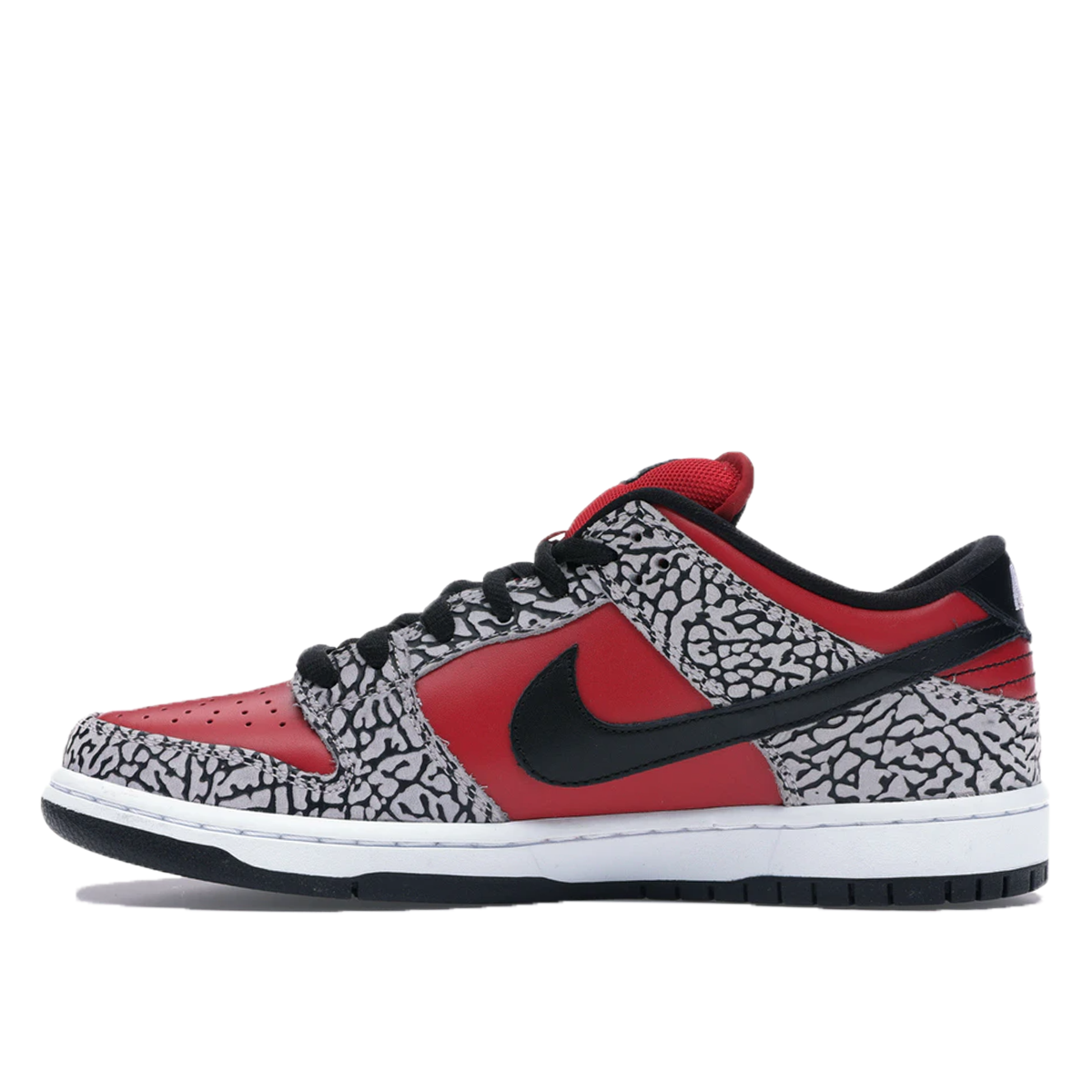 Кецове и обувки Nike SB Supreme x Dunk Low Premium Fire Red Cement Червено | 313170-600, 0