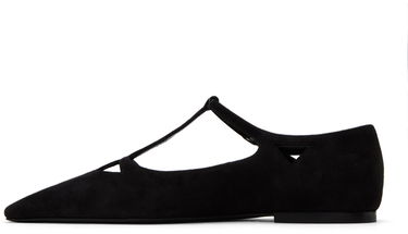 Кецове и обувки The Row The Row Cyd Ballerina Flats Черно | F1400-L25, 2