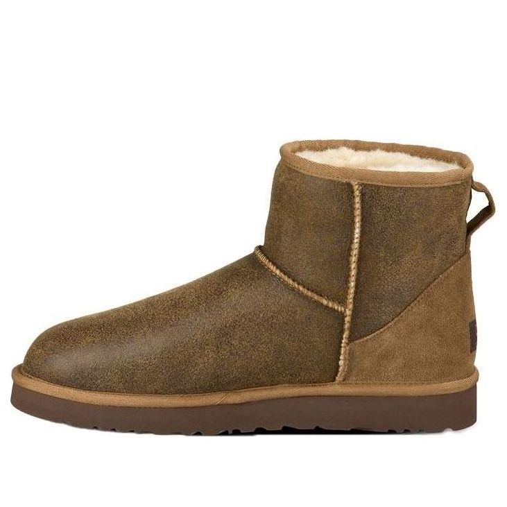 Кецове и обувки UGG Classic Mini Bomber Fleece Lined Boots Кафяво | 1007307-BJCE