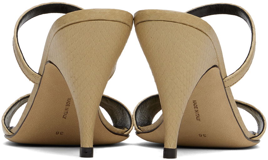 Аксесоари The Row The Row Vika Heeled Sandals Бежово | F1548-E14, 1