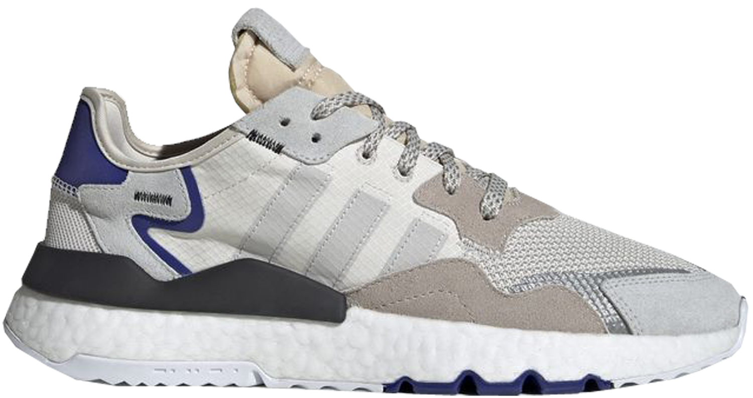 Кецове и обувки adidas Originals Nite Jogger Grey One Active Blue Сиво | F34124, 0
