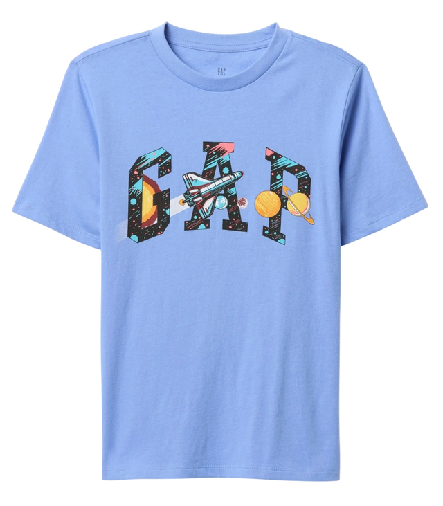 T-Shirt Space-Themed Lettering