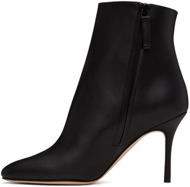 Грижа за обувките Manolo Blahnik Manolo Blahnik Insopo Leather Ankle Boots Черно | 319-1187, 2