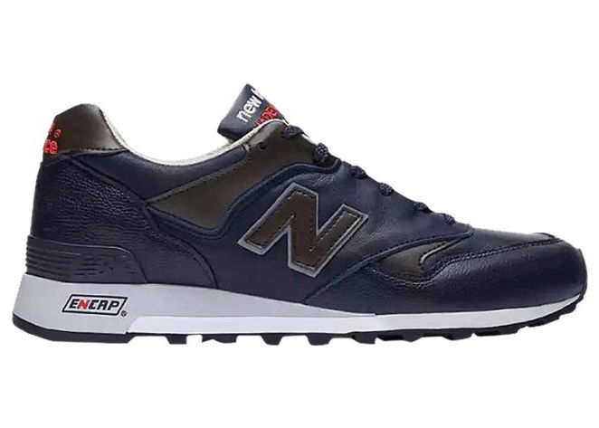 Кецове и обувки New Balance 577 Made in England Elite Gent Pack Navy Brown Черно | M577GNB, 0