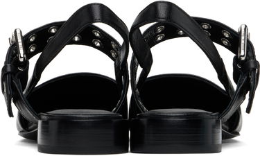 Облекло rag & bone Rag & Bone Astra Leather Slingback Slippers Черно | WFF24SF002TB2, 1