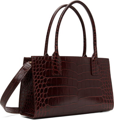 Дамска чанта Versace Croc-Effect '95 Bag Бургунди | 1013168_1A08724_1R70V, 2