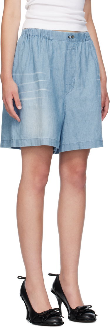 Къси панталони Acne Studios Acne Studios Stamp Shorts Синьо | BE0183-, 4