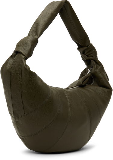 Дамска чанта LEMAIRE LEMAIRE Fortune Croissant Leather Shoulder Bag Зелено | BG0071 LL0018, 2