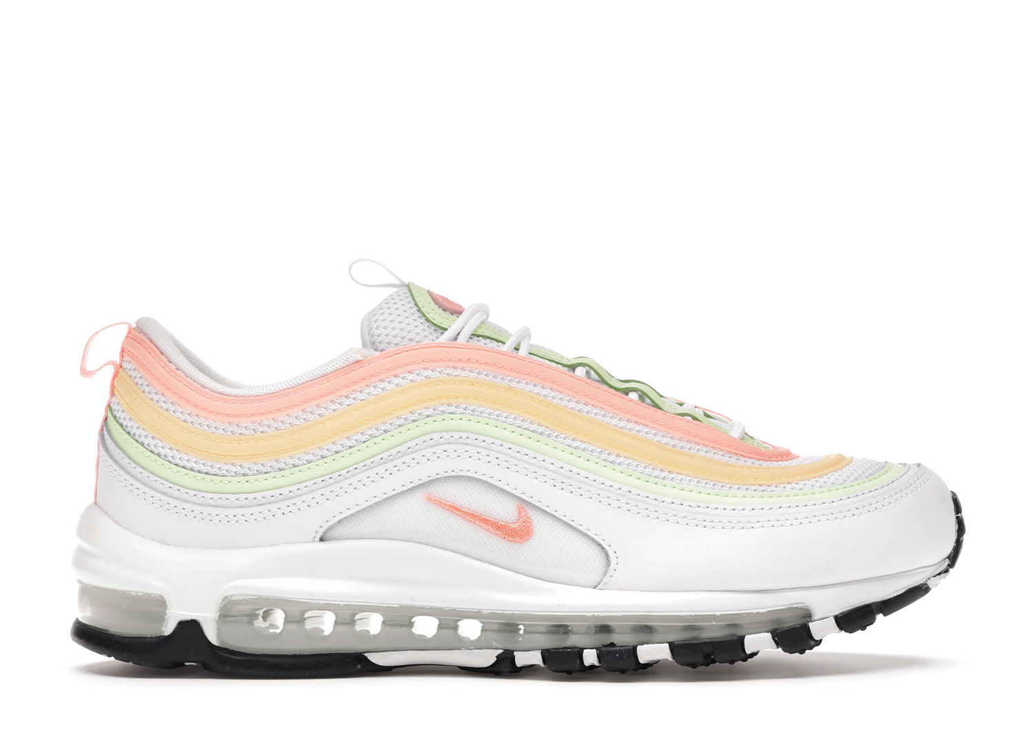 Кецове и обувки Nike Air Max 97 Melon Tint Barely Volt Atomic Pink W Бяло | CZ6087-100, 0